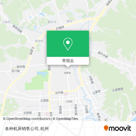 各种机床销售公司地图