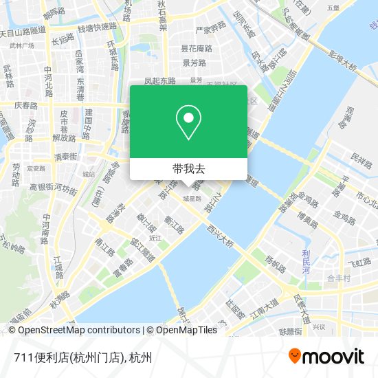 711便利店(杭州门店)地图