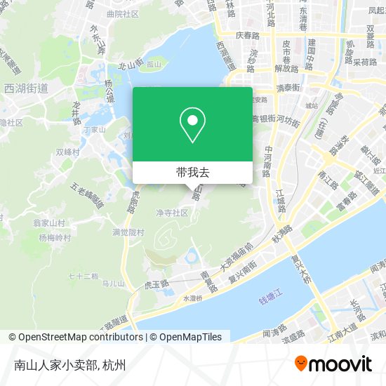 南山人家小卖部地图