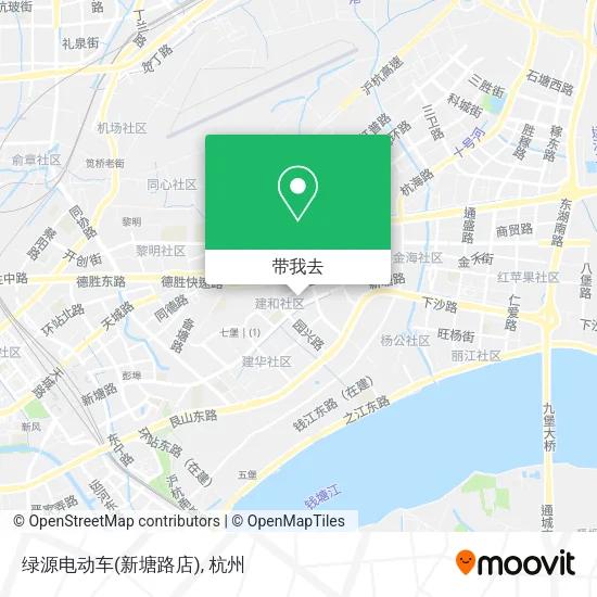 绿源电动车(新塘路店)地图