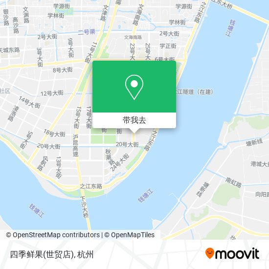 四季鲜果(世贸店)地图