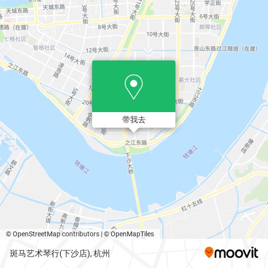 斑马艺术琴行(下沙店)地图