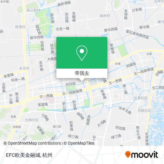 EFC欧美金融城地图