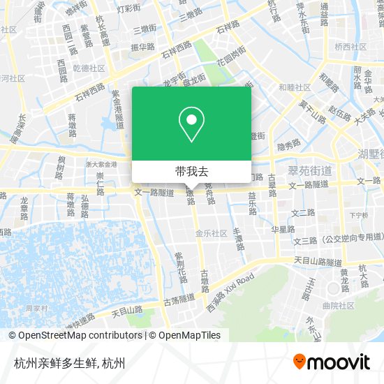 杭州亲鲜多生鲜地图
