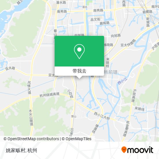 姚家畈村地图