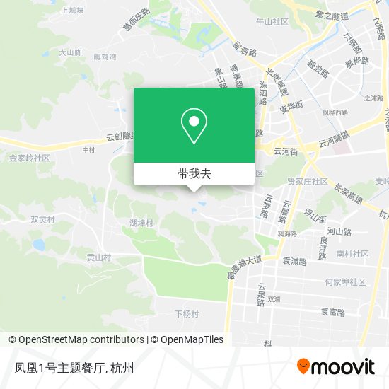 凤凰1号主题餐厅地图