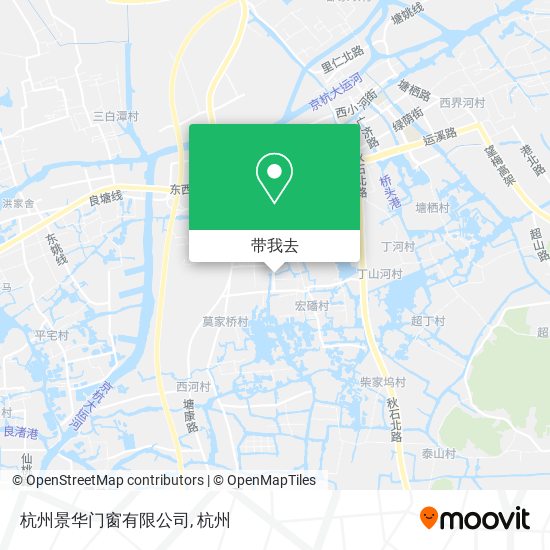 杭州景华门窗有限公司地图
