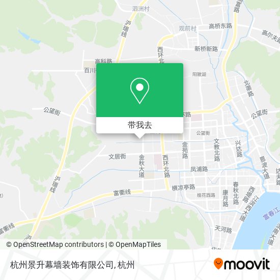 杭州景升幕墙装饰有限公司地图