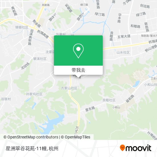 星洲翠谷花苑-11幢地图