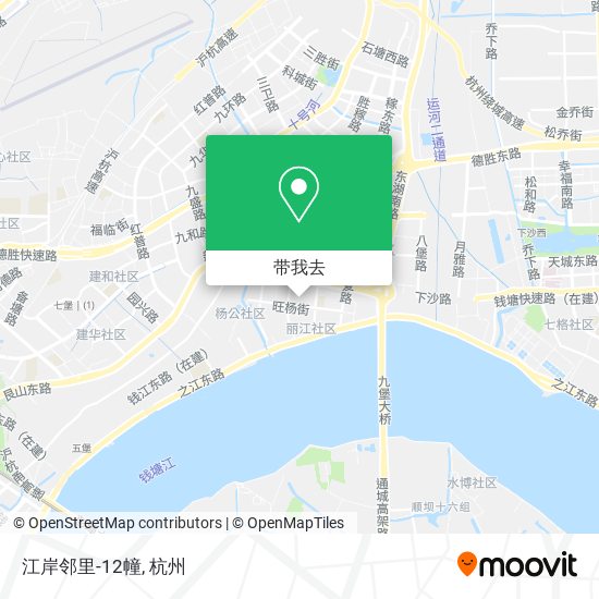 江岸邻里-12幢地图