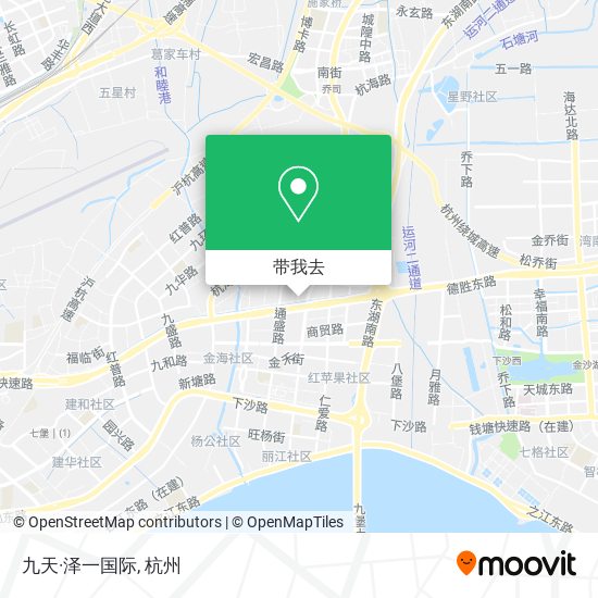 九天·泽一国际地图