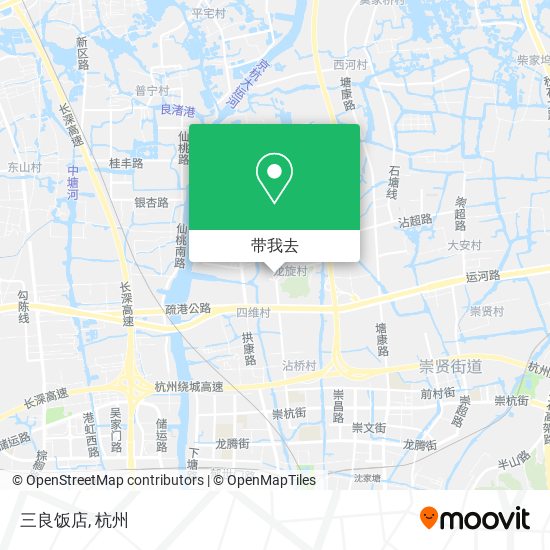 三良饭店地图