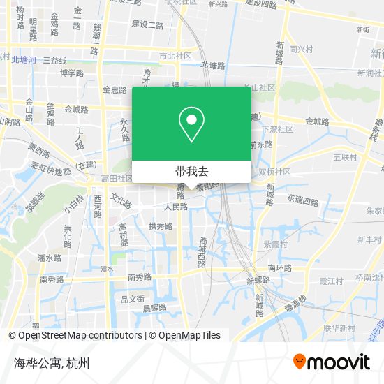 海桦公寓地图