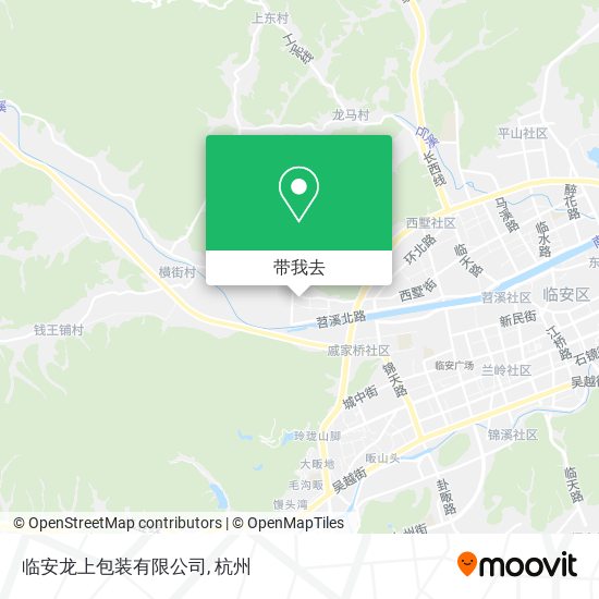 临安龙上包装有限公司地图