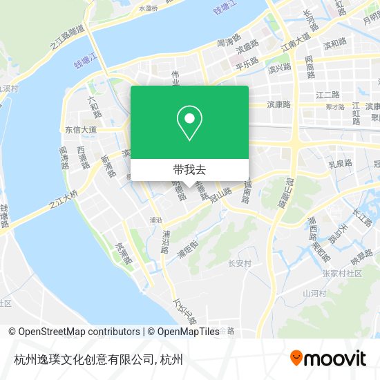 杭州逸璞文化创意有限公司地图