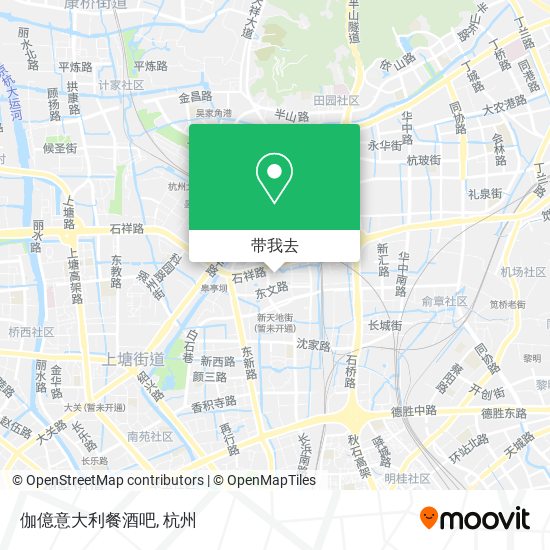 伽億意大利餐酒吧地图