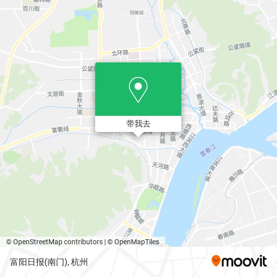 富阳日报(南门)地图