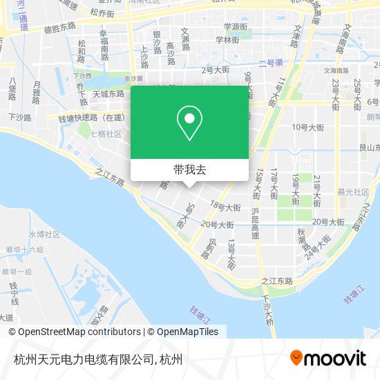 杭州天元电力电缆有限公司地图