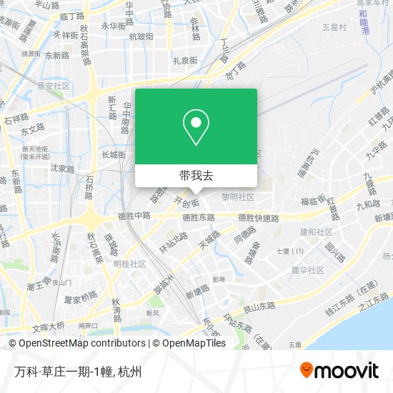 万科·草庄一期-1幢地图
