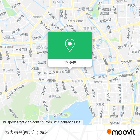 浙大宿舍(西北门)地图