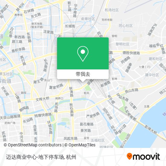 迈达商业中心-地下停车场地图
