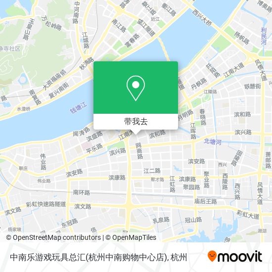 中南乐游戏玩具总汇(杭州中南购物中心店)地图