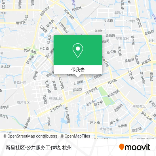 新星社区-公共服务工作站地图