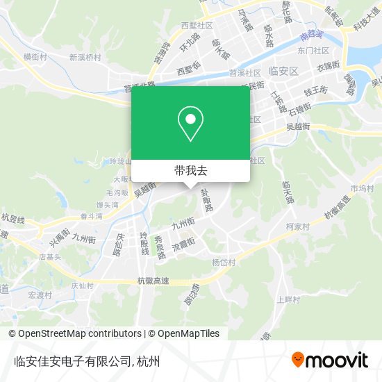 临安佳安电子有限公司地图