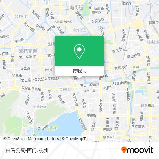 白马公寓-西门地图
