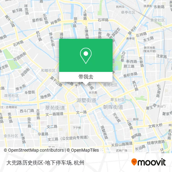 大兜路历史街区-地下停车场地图