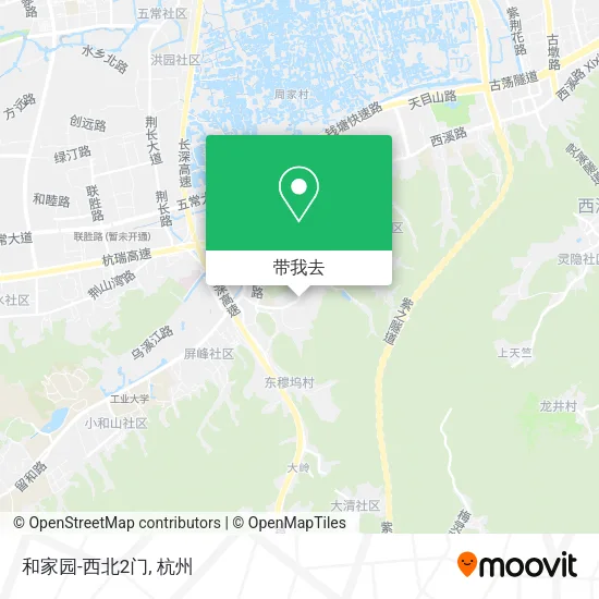 和家园-西北2门地图