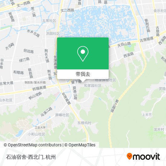石油宿舍-西北门地图
