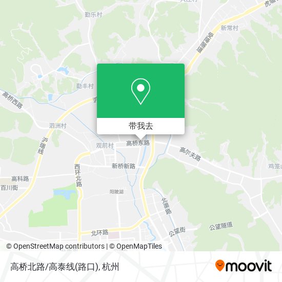 高桥北路/高泰线(路口)地图