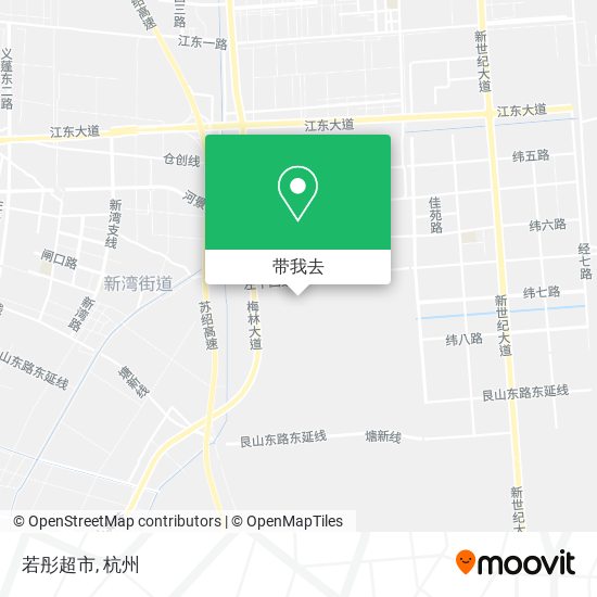 若彤超市地图
