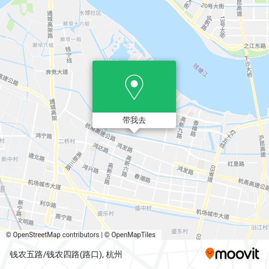 钱农五路/钱农四路(路口)地图