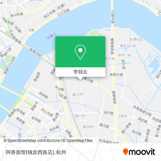 阿香面馆(钱农西路店)地图