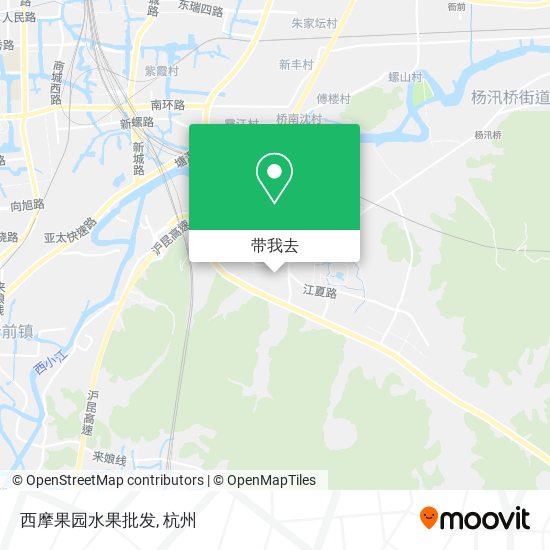 西摩果园水果批发地图