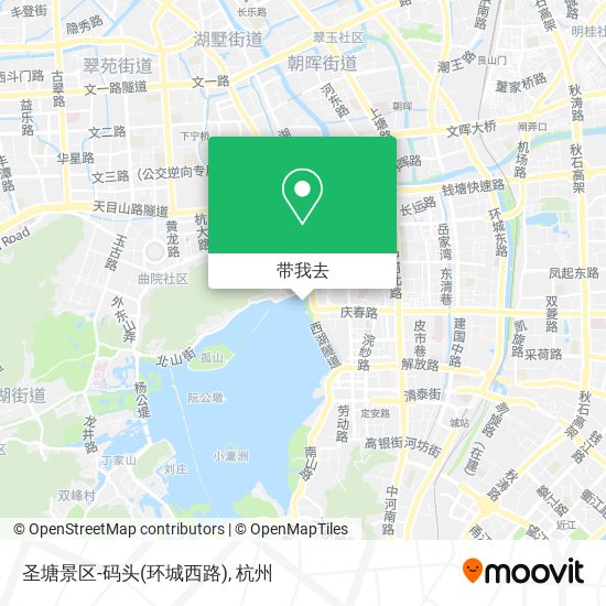 圣塘景区-码头(环城西路)地图
