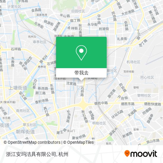 浙江安玛洁具有限公司地图