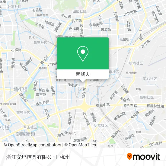 浙江安玛洁具有限公司地图