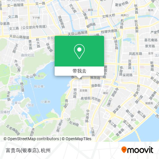 富贵鸟(银泰店)地图