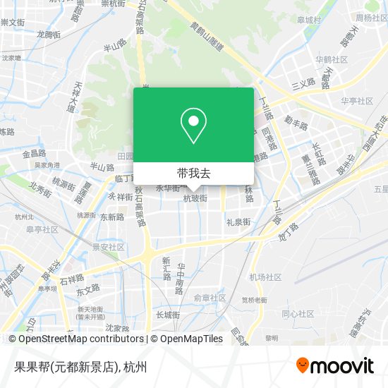 果果帮(元都新景店)地图