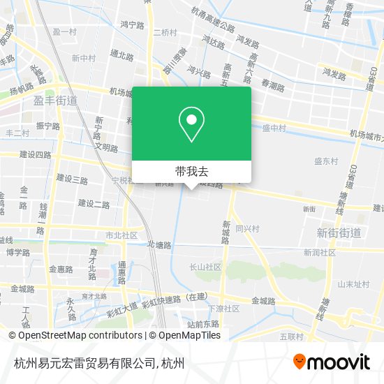 杭州易元宏雷贸易有限公司地图