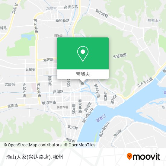 渔山人家(兴达路店)地图