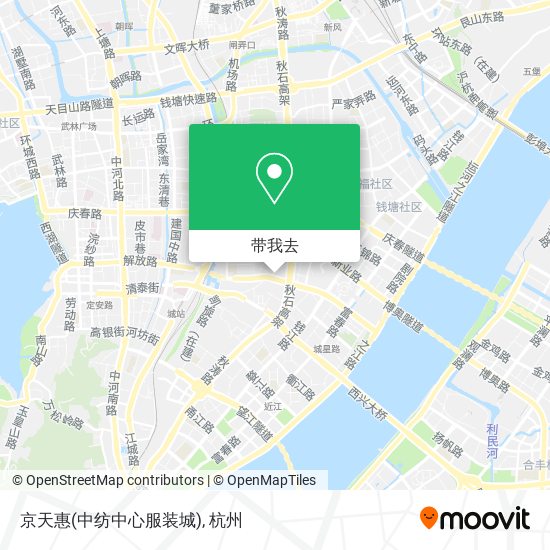 京天惠(中纺中心服装城)地图