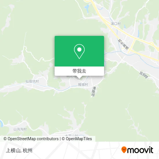 上横山地图