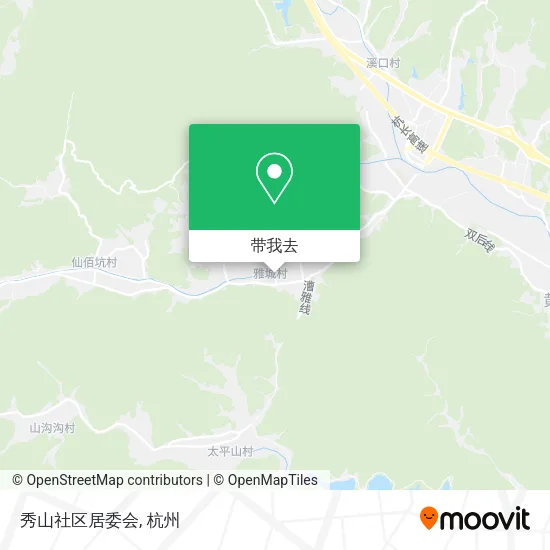 秀山社区居委会地图