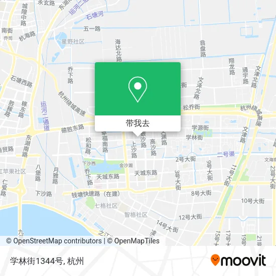 学林街1344号地图