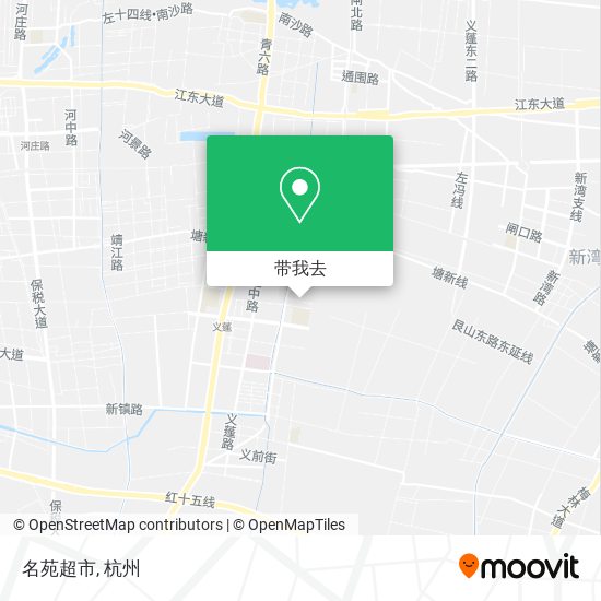 名苑超市地图