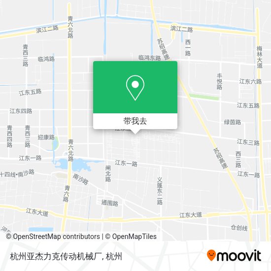 杭州亚杰力克传动机械厂地图